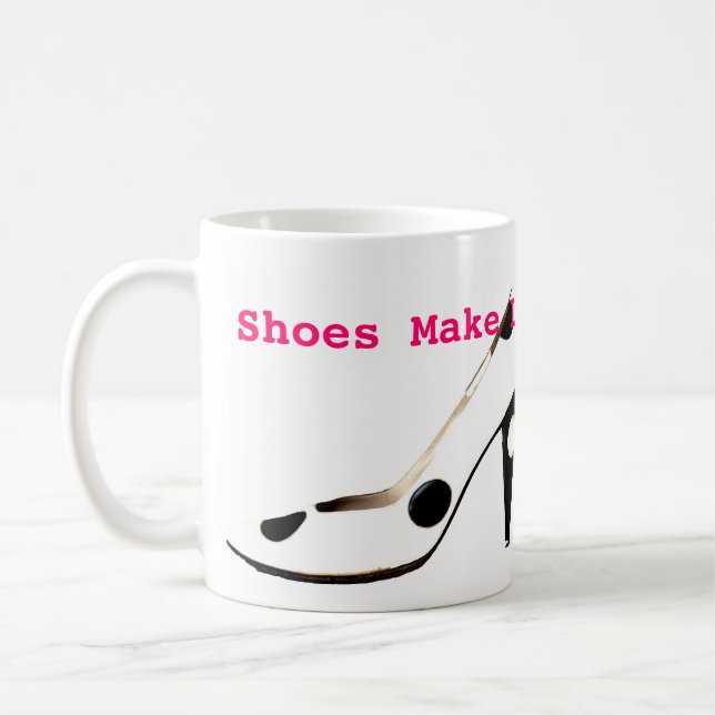Taza De Café Zapatos femeninos de la alta moda (Izquierda)