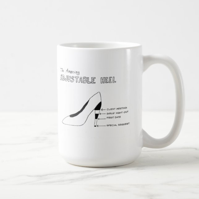 Taza De Café Zapatos sensibles con tacones (Derecha)