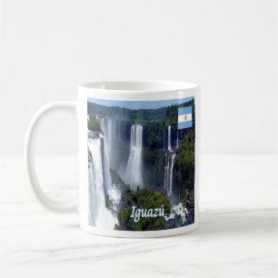 Taza De Café zAR029 IGUAZU FALLS, Argentina, América,