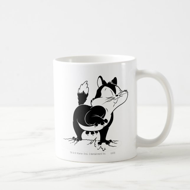 Taza De Café Zarpas de gatito se van (Derecha)