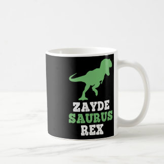 Taza De Café Zayde-saurus Rex Dino Dinosaur Divertido Genial Za