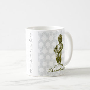 Taza De Café zBE054 MANNEKEN PIS Brussels Bruxelles,