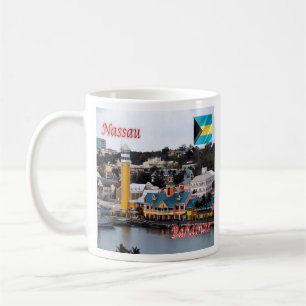 Taza De Café zBS009 NASSAU,Terminal de cruceros, Bahamas,