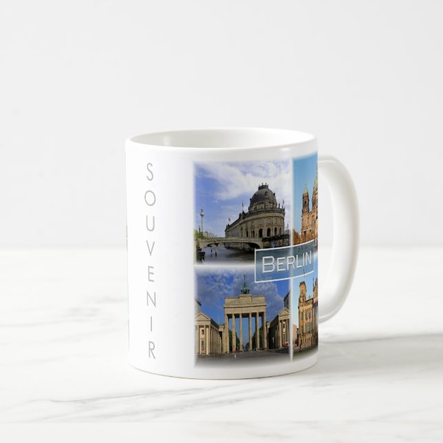 Taza De Café zDE018 BERLIN Alemania, (Anverso derecho)