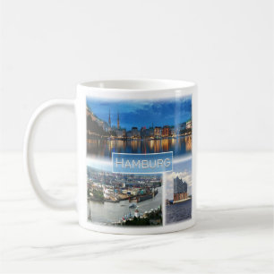 Taza De Café zDE021 HAMBURG Alemania,