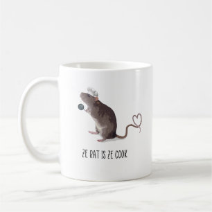 Taza De Café Ze Rat es Ze Cook - inspirado en Ratatouille