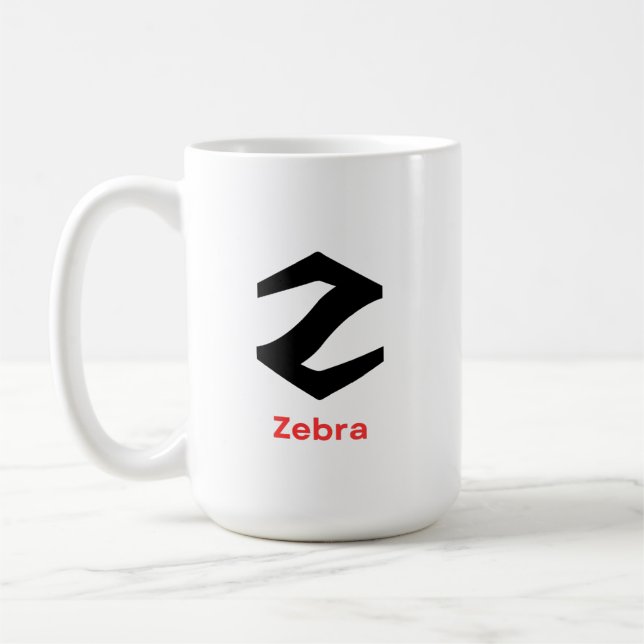 Taza De Café Zebra (Izquierda)