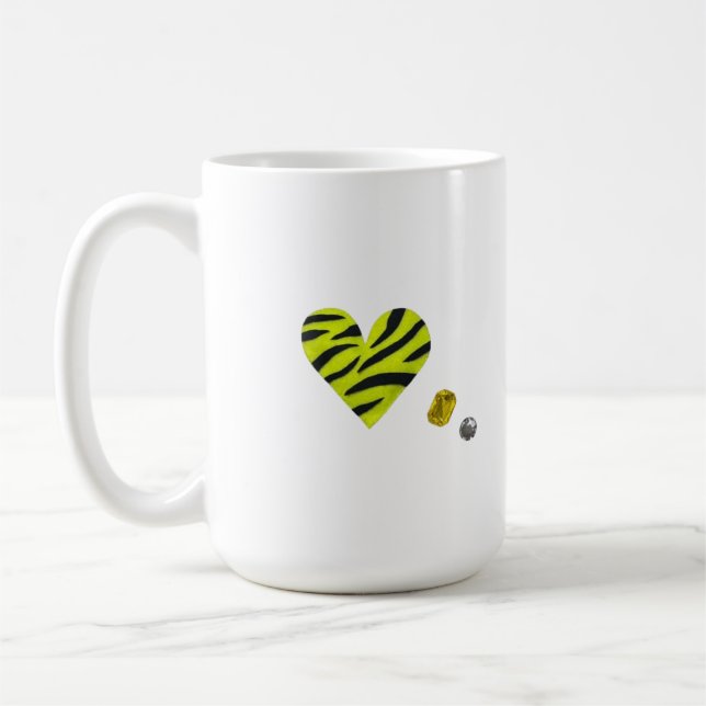 Taza De Café Zebra-heart (Izquierda)