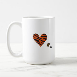 Taza De Café Zebra-heart