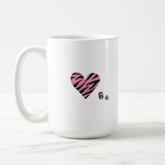 Taza De Café Zebra-heart