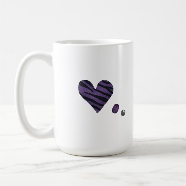 Taza De Café Zebra-heart (Izquierda)