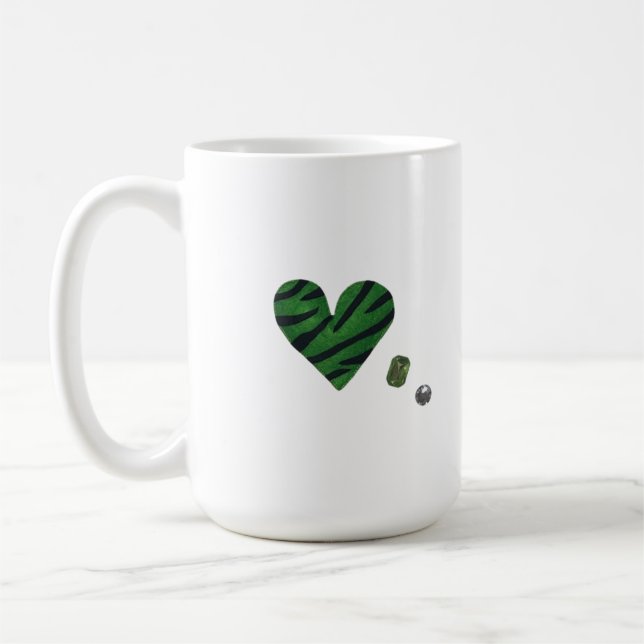 Taza De Café Zebra-heart (Izquierda)
