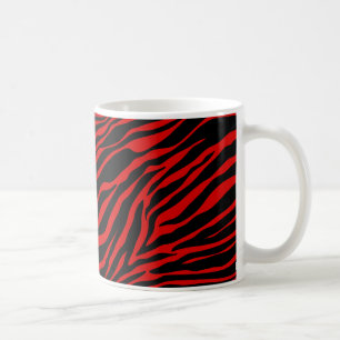 Taza De Café zebra roja