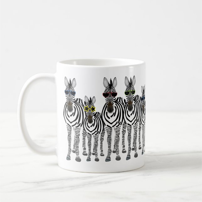 Taza De Café Zebras Mug (Izquierda)