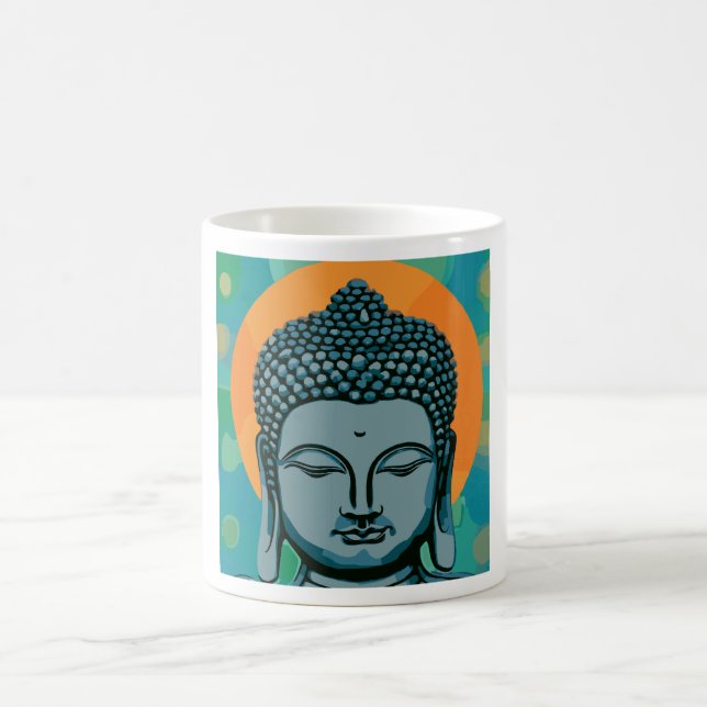 Taza De Café Zen Buddha Head (Centro)