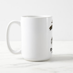 Taza De Café Zen De Raíces De Bonsái Tranquila