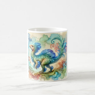 Taza De Café Zephyrosaurus in light and color 120924AREF139 - W