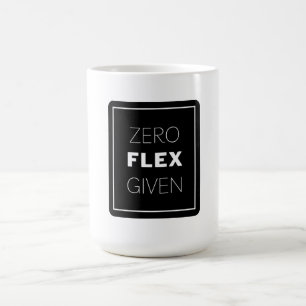 Taza De Café Zero Flex Dado El Diseño De Cotizaciones Modernas