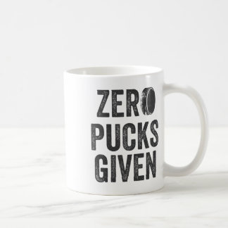 Taza De Café Zero Pucks Given Sarcastic Adult Hockey Men's Wome