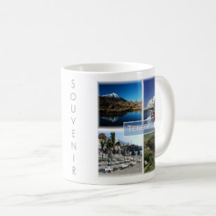 Taza De Café zES007 TENERIFE Islas Canarias España, Café Mug