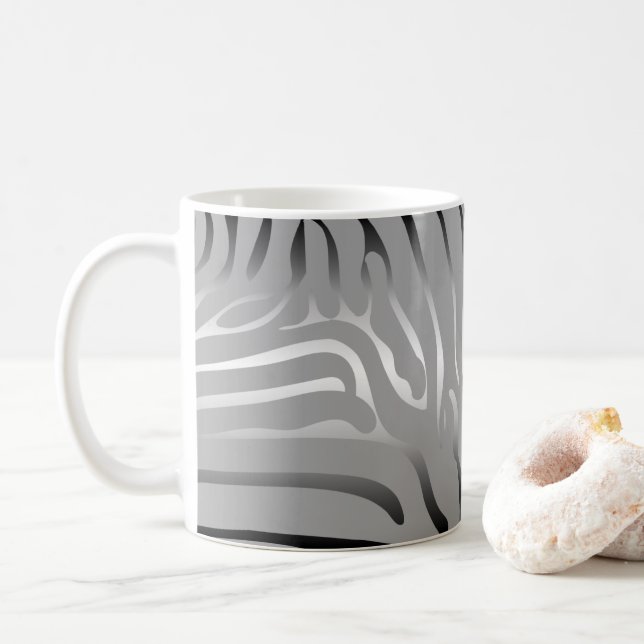 Taza De Café Zesty Cebra Coffee Mug (Con donut)