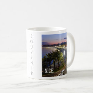Taza De Café zFR085 NICE NIZZA Riviera Francesa, Francia,