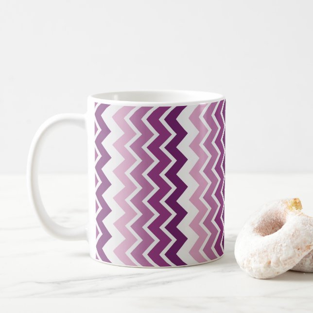 TAZA DE CAFÉ ZIG ZAG (Con donut)