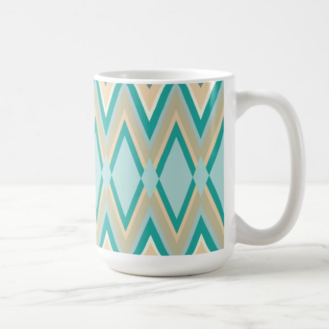 Taza De Café zigzag-phones diagonal (Derecha)