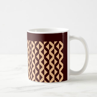 Taza De Café ZigZags alternativo - Arena y nuez