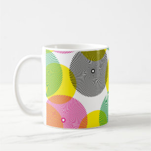 Taza De Café Zigzags de pincel: patrón dibujado a mano