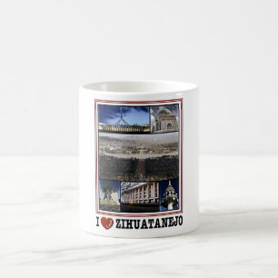 Taza De Café Zihuatanejo I Love - México - Mosaico -