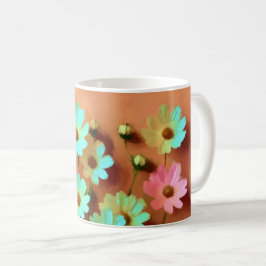 Taza De Café Zinnia Elegans Flores
