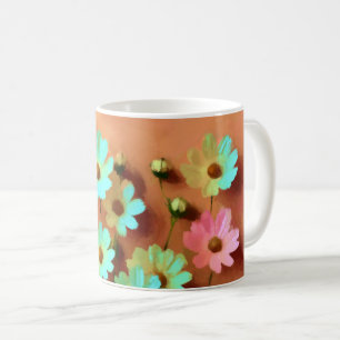Taza De Café Zinnia Elegans Flores