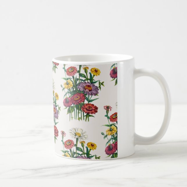 Taza De Café Zinnias Mug (Derecha)