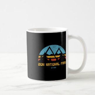 Taza De Café Zion National Park Utah Retro Vintage Hiking Gift 