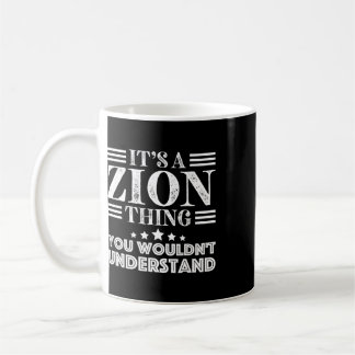Taza De Café Zion Nombre Personal Cumpleaños Día del Padre Homb