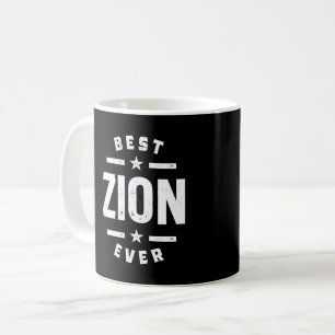 Taza De Café Zion Personalized Name Birthday Gift