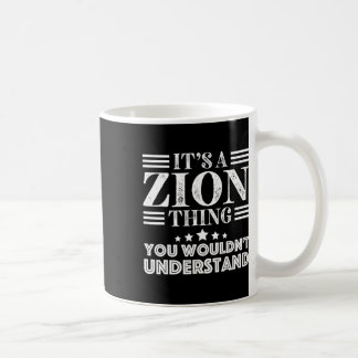 Taza De Café Zion Primer Nombre Hombres Día del Aniversario Per