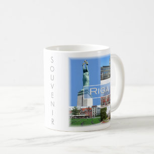 Taza De Café zLV004 RIGA, República de Letonia, Europa,