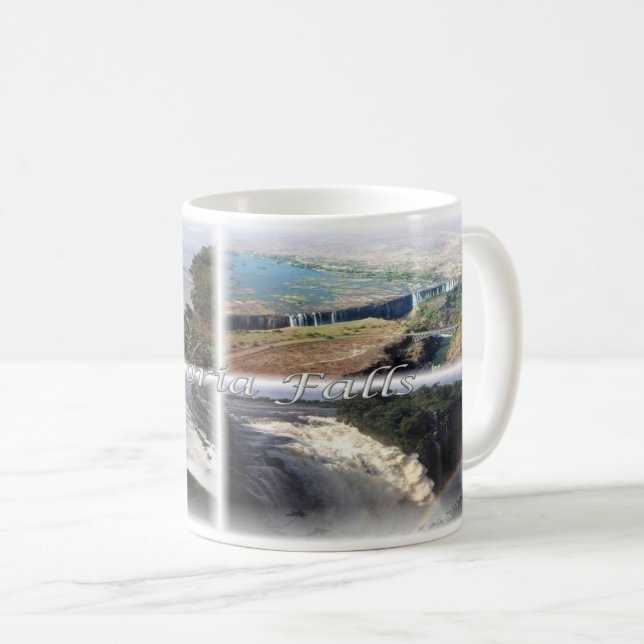 Taza De Café ZM Zambia - Zimbabwe - Cataratas Victoria - (Anverso derecho)