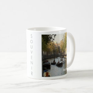 Taza De Café zNL017 AMSTERDAM canal navegable,