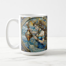 Taza De Café Zodiac - Aquarius El Aguador