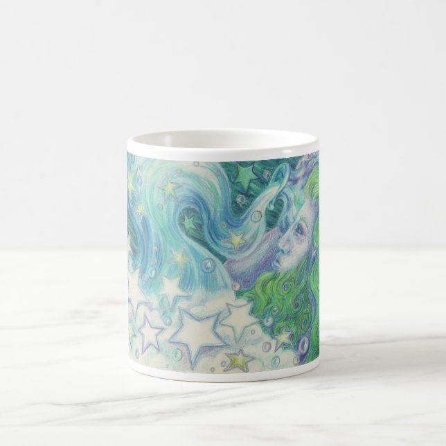 Taza De Café Zodiac Aquarius mug (Centro)