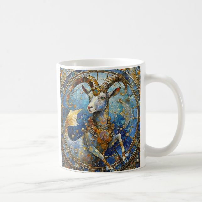 Taza De Café Zodiac - Capricornio (Derecha)