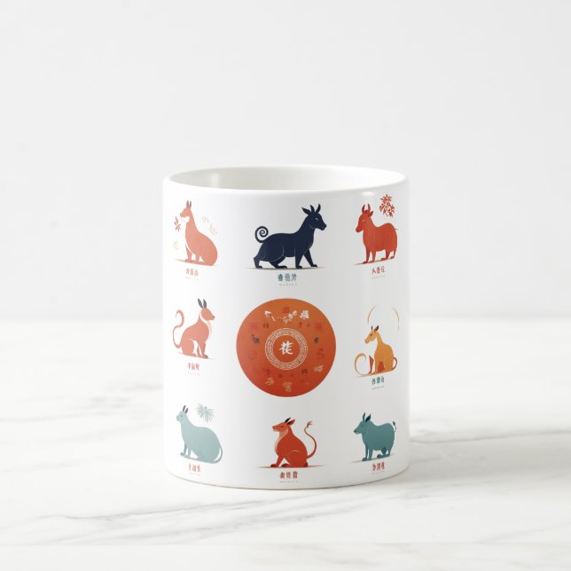 Taza De Café Zodiac Celebration Mug (Centro)