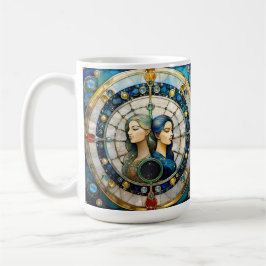 Taza De Café Zodiac - Gemini Los Gemelos