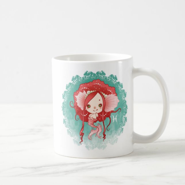Taza De Café Zodiac Poisson pisces (Derecha)