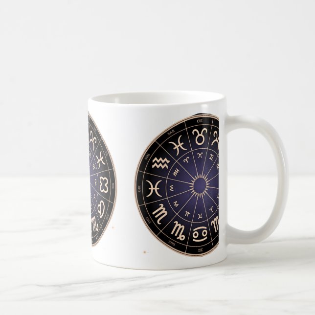 Taza De Café Zodiac wheel (Derecha)