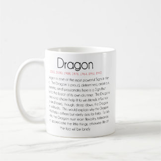 Taza De Café Zodiaco chino (año del dragón) 2