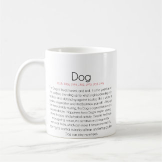 Taza De Café Zodiaco chino (año del perro) 2